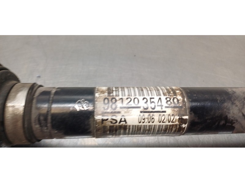 Recambio de transmision delantera derecha para citroen c-elysée exclusive referencia OEM IAM 9812035480   Recambio de transmision delantera derecha para citroen c-elysée exclusive referencia OEM IAM 9812035480