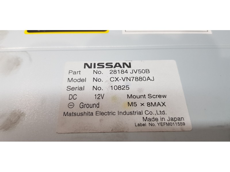 Recambio de sistema dvd para nissan murano (z51) básico referencia OEM IAM 28184JV50B  