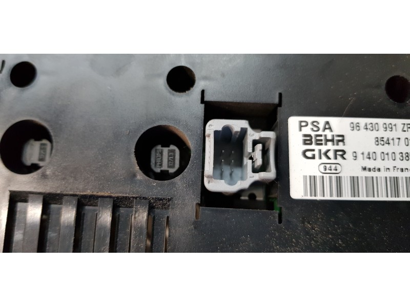 Recambio de mando climatizador para peugeot 307 (s1) xt referencia OEM IAM 96430991ZR   Recambio de mando climatizador para peugeot 307 (s1) xt referencia OEM IAM 96430991ZR