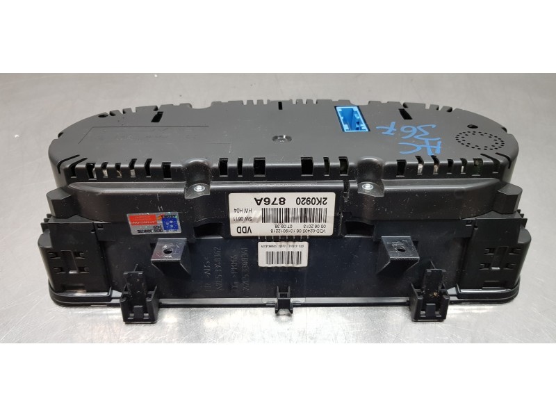 Recambio de cuadro instrumentos para volkswagen caddy ka/kb (2c) kasten bluemotion referencia OEM IAM 2K0920876A  