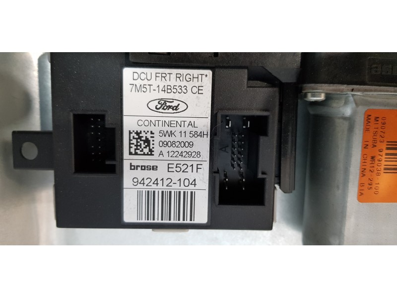 Recambio de elevalunas delantero derecho para ford c-max (cb3) trend referencia OEM IAM 7M51R045H16A  