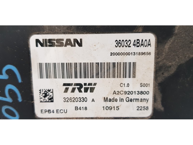 Recambio de modulo electronico para nissan qashqai (j11) tekna premium referencia OEM IAM 360324BA0A  