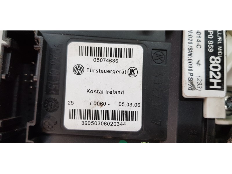 Recambio de elevalunas delantero derecho para audi a3 (8p) 2.0 tdi attraction referencia OEM IAM 8P0959802H  