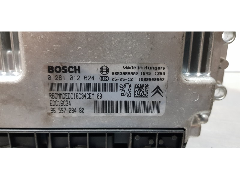 Recambio de centralita motor uce para citroen c5 berlina premier (e) referencia OEM IAM 9659728480   Recambio de centralita motor uce para citroen c5 berlina premier (e) referencia OEM IAM 9659728480