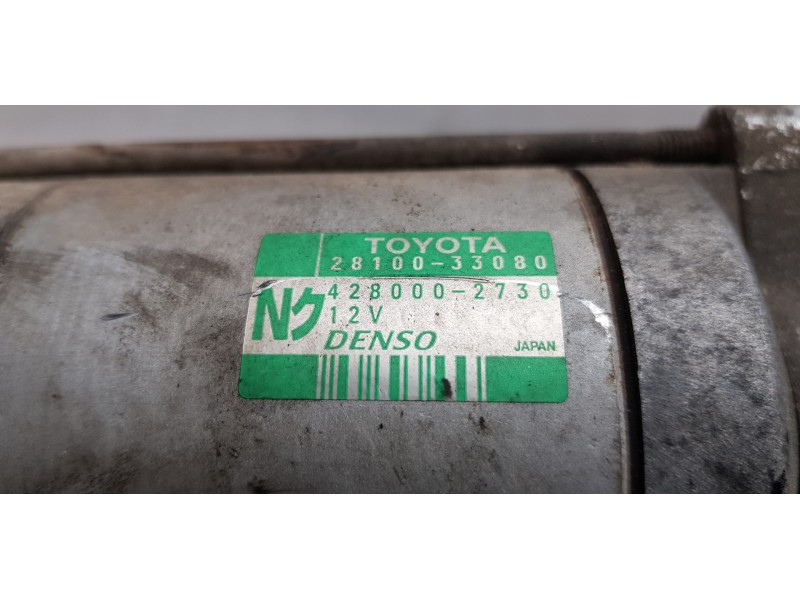 Recambio de motor arranque para toyota auris luna+ referencia OEM IAM 2810033080   Recambio de motor arranque para toyota auris luna+ referencia OEM IAM 2810033080