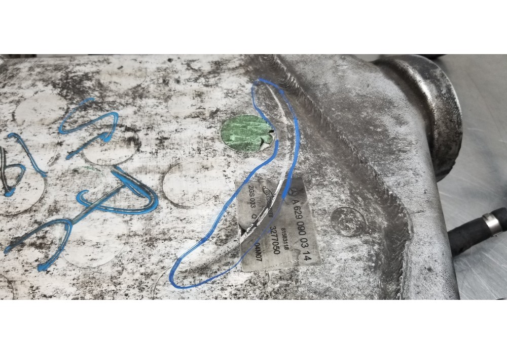 Recambio de intercooler para mercedes clase s (w221) berlina 420 / 450 cdi (221.028) referencia OEM IAM A6290900314  