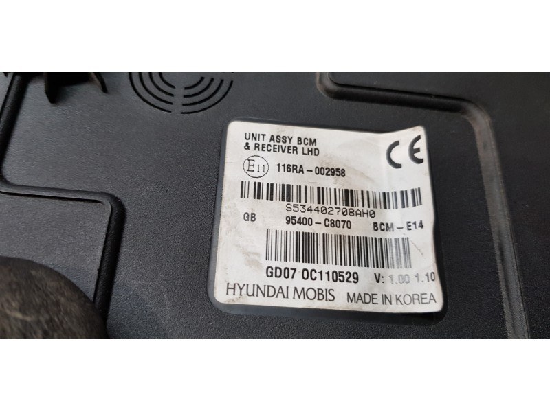 Recambio de modulo electronico para hyundai i20 classic referencia OEM IAM 95400C8070  