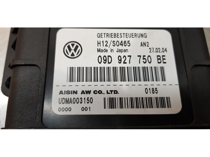 Recambio de modulo electronico para volkswagen touareg (7la) tdi r5 referencia OEM IAM 09D927750BE   Recambio de modulo electronico para volkswagen touareg (7la) tdi r5 referencia OEM IAM 09D927750BE
