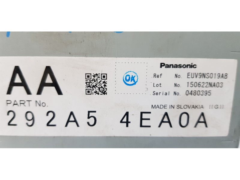Recambio de modulo electronico para renault kadjar zen referencia OEM IAM 292A54EA0A   Recambio de modulo electronico para renault kadjar zen referencia OEM IAM 292A54EA0A