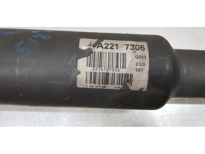 Recambio de transmision central para mercedes clase s (w221) berlina 420 / 450 cdi (221.028) referencia OEM IAM A2214100516  