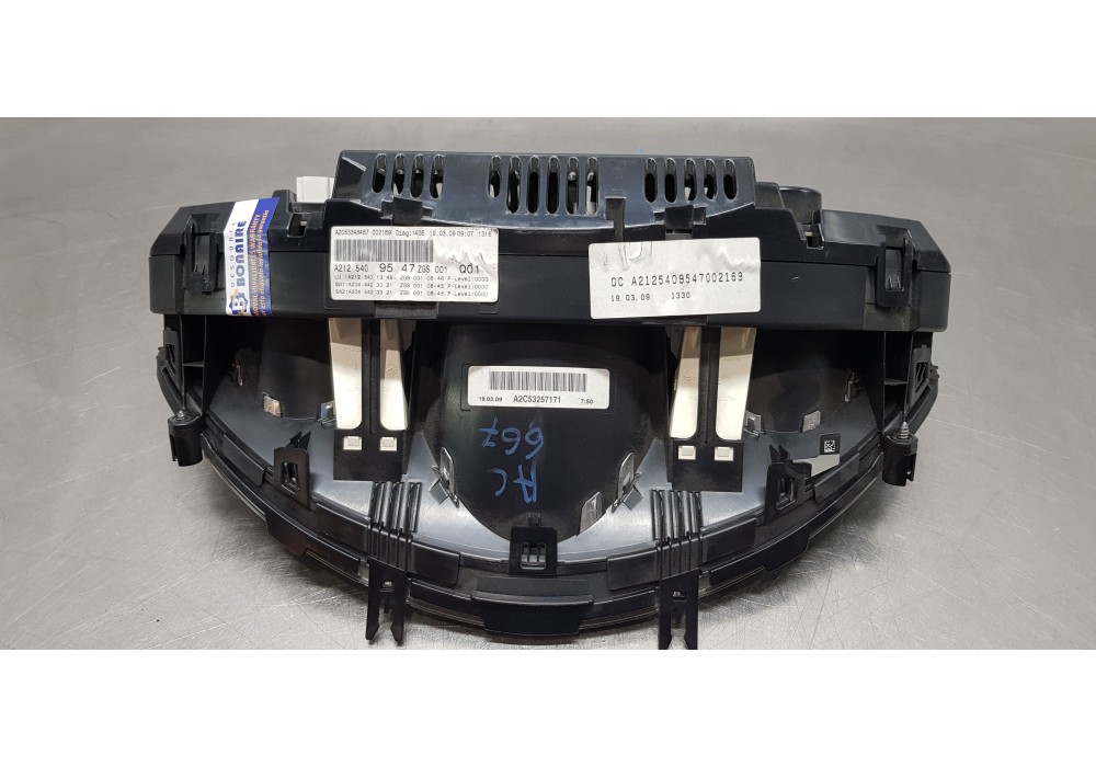 Recambio de cuadro instrumentos para mercedes clase clk (w207) coupe 350 cdi blueefficiency (207.322) referencia OEM IAM A212540