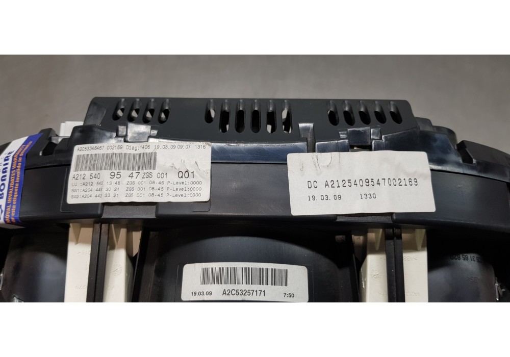 Recambio de cuadro instrumentos para mercedes clase clk (w207) coupe 350 cdi blueefficiency (207.322) referencia OEM IAM A212540