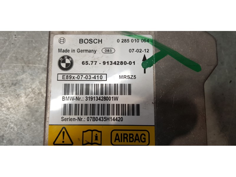 Recambio de centralita airbag para bmw serie 3 berlina (e90) 320d referencia OEM IAM 913428001  