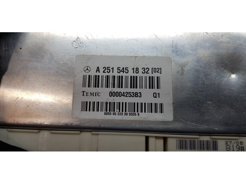 Recambio de centralita suspension para mercedes clase r (w251) 320 cdi (251.022) referencia OEM IAM A2515451832  