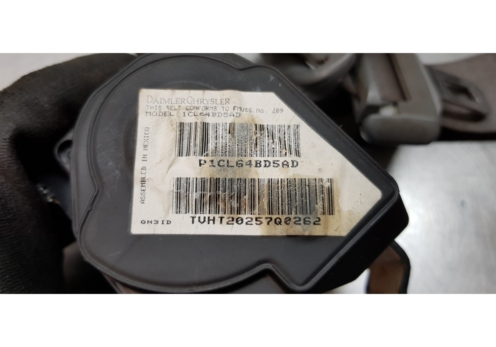 Recambio de cinturon seguridad delantero izquierdo para jeep gr. cherokee (wh) 3.0 crd laredo referencia OEM IAM 1CL65BD5AC  