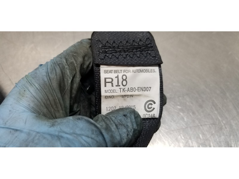 Recambio de cinturon seguridad trasero izquierdo para mitsubishi outlander (gf0) phev kaiteki 4wd referencia OEM IAM 7000F323XA 