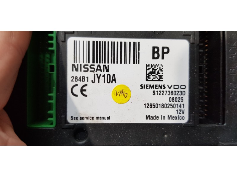 Recambio de modulo electronico para renault koleos privilege referencia OEM IAM 284B1JY10A  