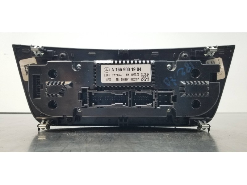 Recambio de mando climatizador para mercedes clase m (w166) ml 350 bluetec (166.004) referencia OEM IAM A1669001904  