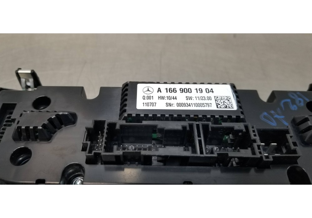 Recambio de mando climatizador para mercedes clase m (w166) ml 350 bluetec (166.004) referencia OEM IAM A1669001904  