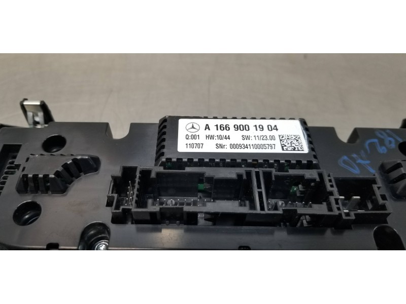 Recambio de mando climatizador para mercedes clase m (w166) ml 350 bluetec (166.004) referencia OEM IAM A1669001904  