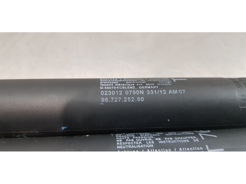 Recambio de amortiguadores maletero / porton para peugeot 308 cc (2009) basis referencia OEM IAM 9672725280   Recambio de amortiguadores maletero / porton para peugeot 308 cc (2009) basis referencia OEM IAM 9672725280