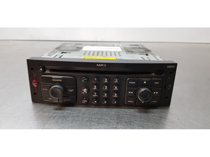 Recambio de sistema audio / radio cd para peugeot 307 break / sw (s1) break xs referencia OEM IAM 96614498XT   Recambio de sistema audio / radio cd para peugeot 307 break / sw (s1) break xs referencia OEM IAM 96614498XT