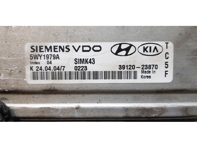 Recambio de centralita motor uce para hyundai trajet (fo) 2.0 gls referencia OEM IAM 3912023870  