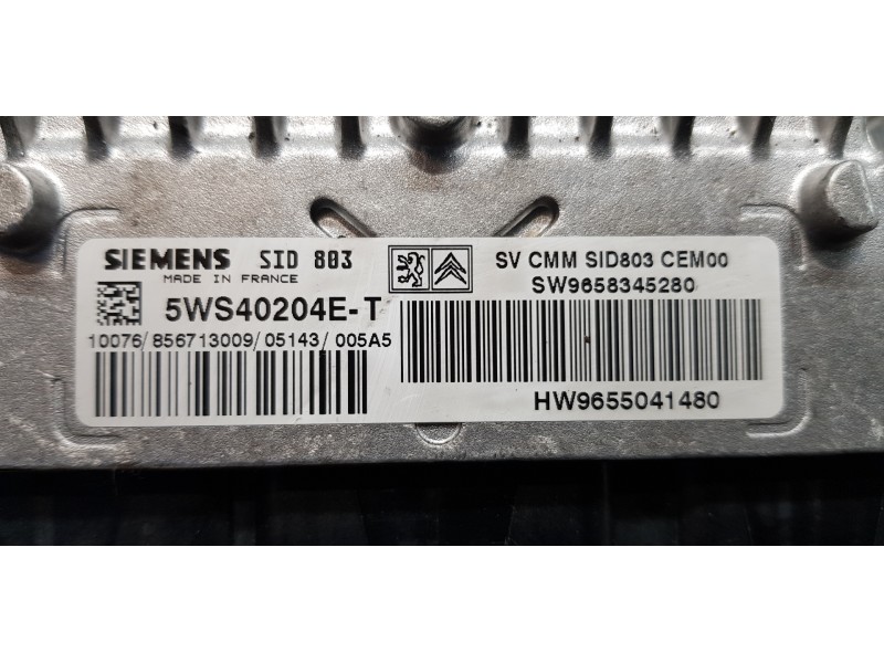 Recambio de centralita motor uce para peugeot 407 st sport pack referencia OEM IAM 9658345280 9655041480 