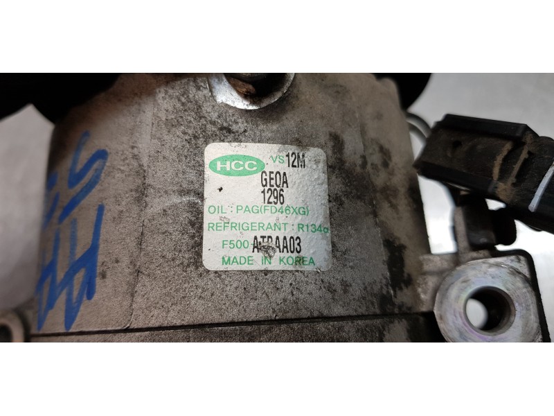 Recambio de compresor aire acondicionado para hyundai elantra (md) tecno referencia OEM IAM 977013X000  