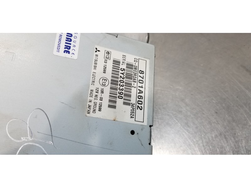 Recambio de amplificador de audio para mitsubishi outlander (gf0) phev kaiteki 4wd referencia OEM IAM 8701A602  