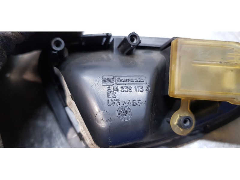 Recambio de maneta interior trasera izquierda para seat ibiza (6j5) reference referencia OEM IAM 6J4839113A  
