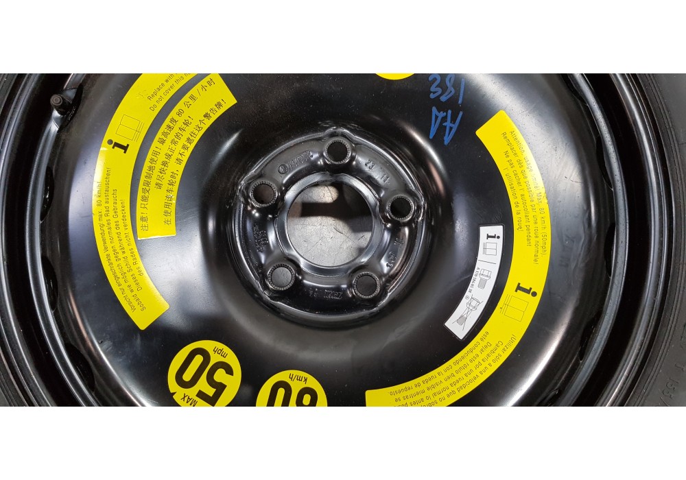 Recambio de neumatico repuesto para mercedes clase m (w166) ml 350 bluetec (166.004) referencia OEM IAM A1644000102  