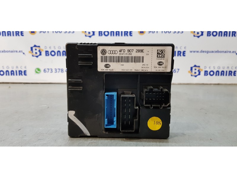Recambio de modulo electronico para audi a6 berlina (4f2) 3.2 fsi referencia OEM IAM 4F0907289E  