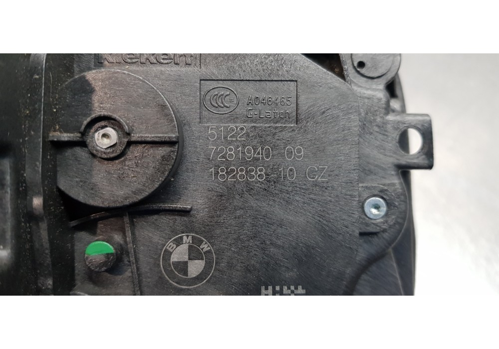 Recambio de cerradura puerta trasera derecha para mini mini 5-trg. (f55) one d referencia OEM IAM 51227281940 7281940 