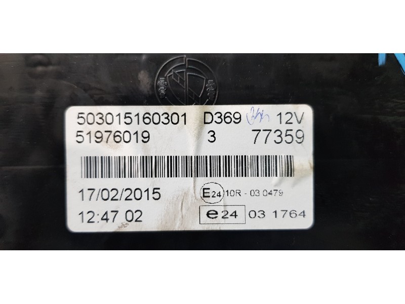 Recambio de cuadro instrumentos para opel combo d excellence l1h1 referencia OEM IAM 51976019   Recambio de cuadro instrumentos para opel combo d excellence l1h1 referencia OEM IAM 51976019