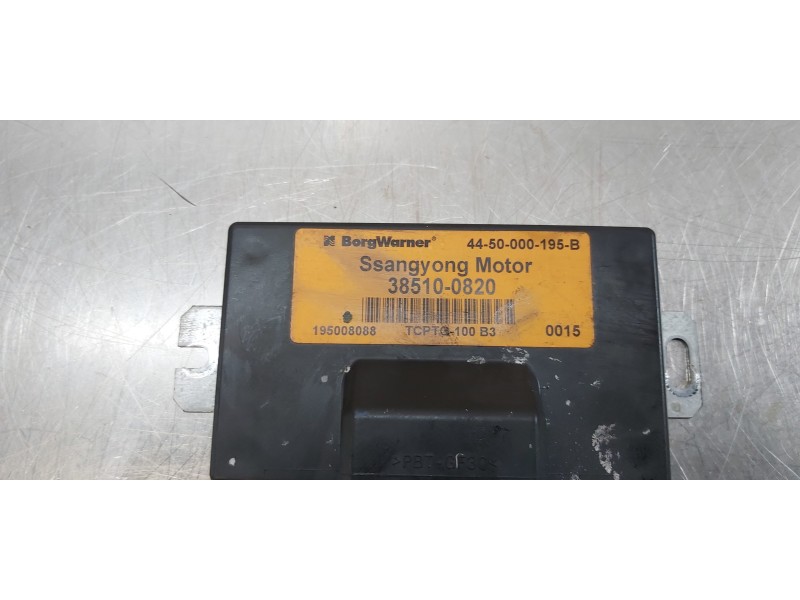 Recambio de modulo electronico para ssangyong actyon 200 xdi 4wd limited referencia OEM IAM 385100820   Recambio de modulo electronico para ssangyong actyon 200 xdi 4wd limited referencia OEM IAM 385100820