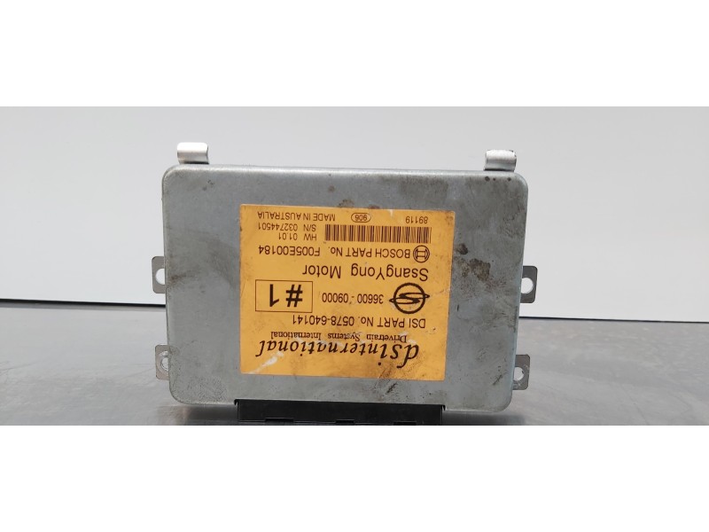 Recambio de modulo electronico para ssangyong actyon 200 xdi 4wd limited referencia OEM IAM 3660009000  