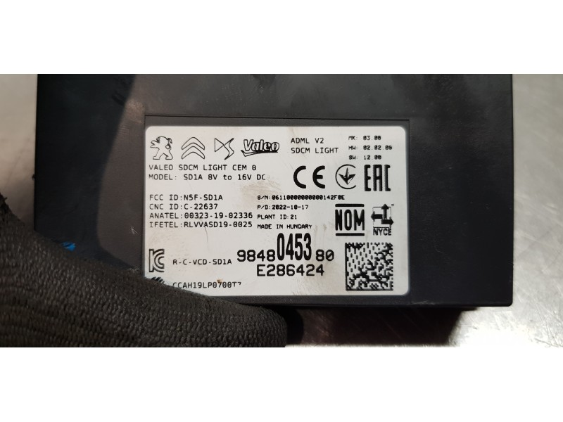 Recambio de modulo electronico para peugeot 2008 (p1) allure referencia OEM IAM 9848045380  