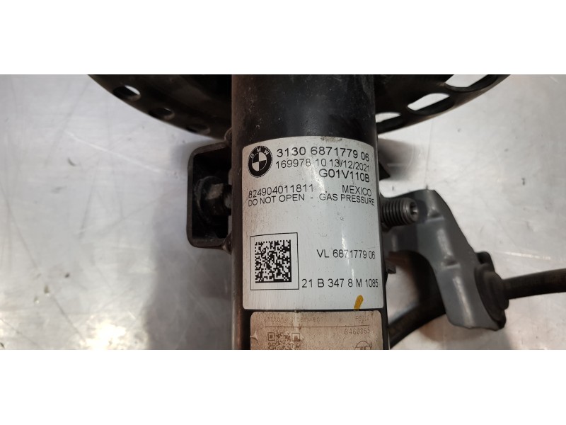 Recambio de amortiguador delantero izquierdo para bmw serie x3 (g01) xdrive20d referencia OEM IAM 31306871779  