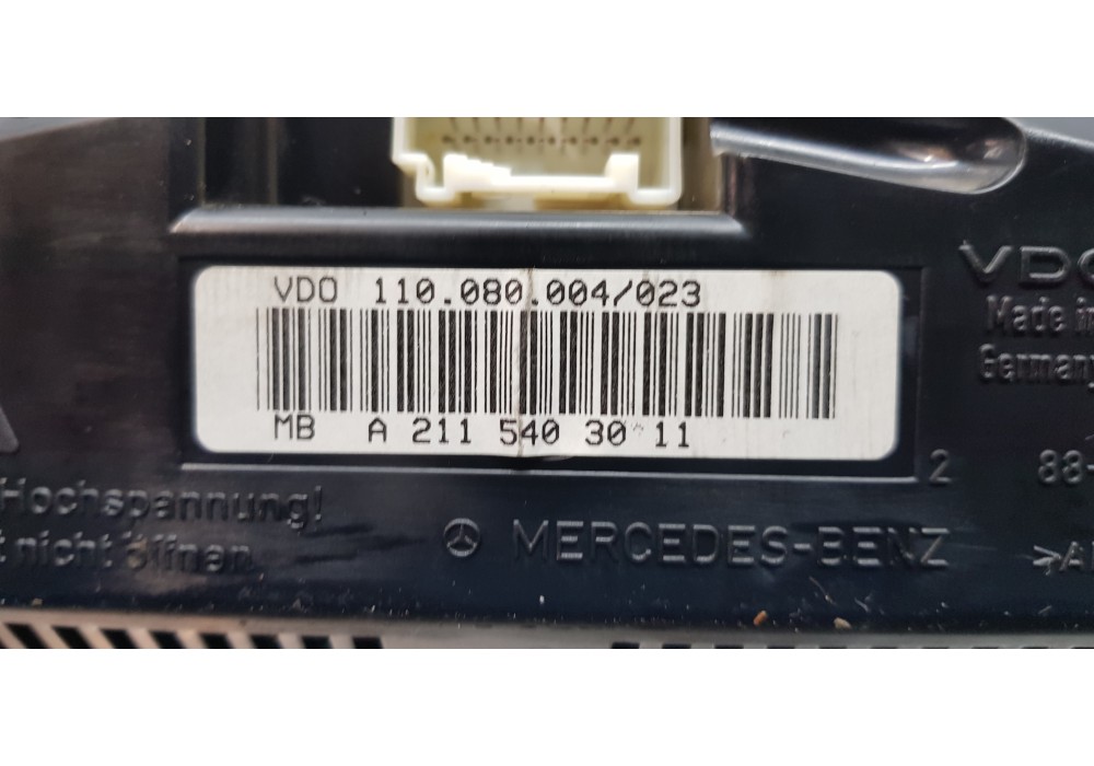 Recambio de cuadro instrumentos para mercedes clase e (w211) berlina e 240 (211.061) referencia OEM IAM A2115403011  