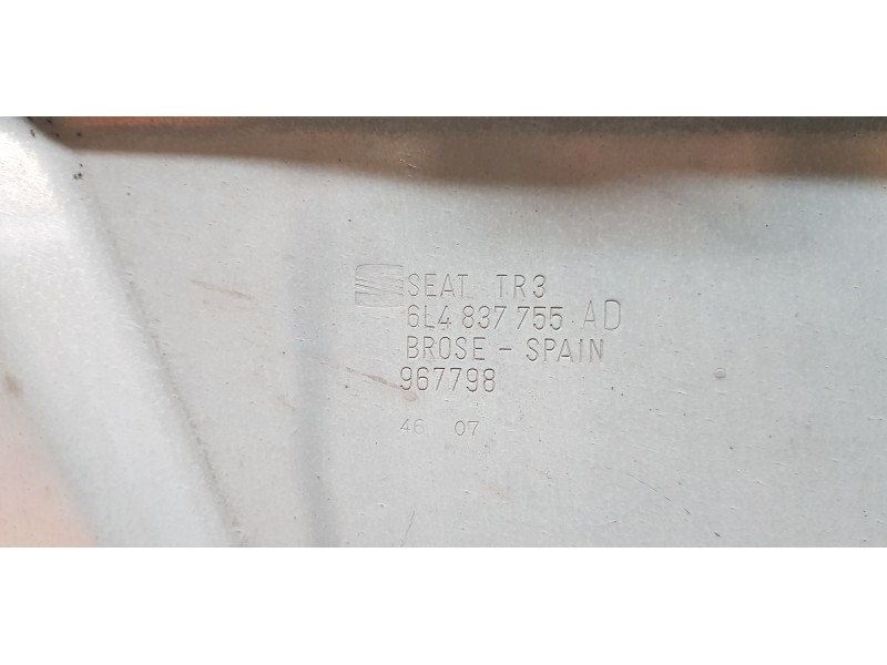 Recambio de elevalunas delantero izquierdo para seat ibiza (6l1) reference referencia OEM IAM 6L4837751ED  