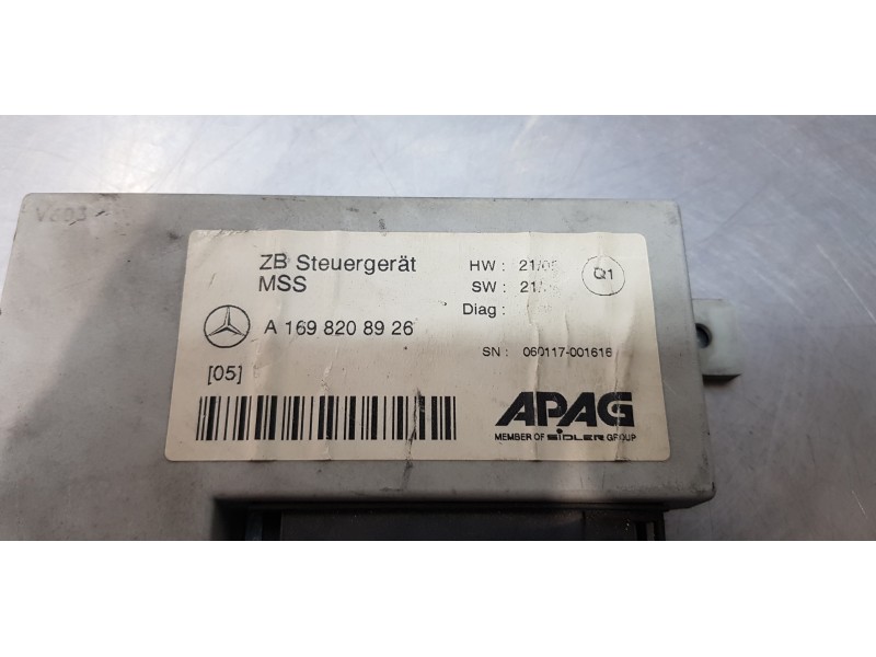 Recambio de modulo electronico para mercedes clase b (w245) 180 cdi (245.207) referencia OEM IAM A1698208926   Recambio de modulo electronico para mercedes clase b (w245) 180 cdi (245.207) referencia OEM IAM A1698208926