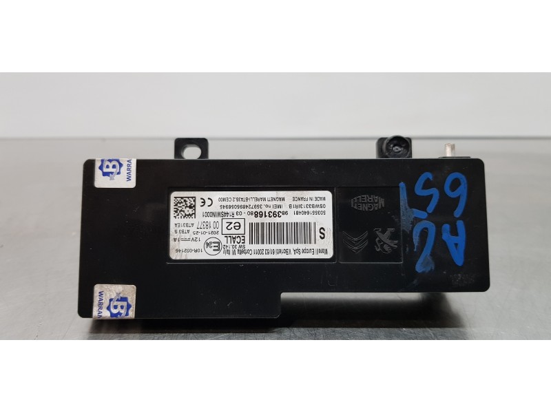 Recambio de modulo electronico para citroen c4 grand picasso feel referencia OEM IAM 9839316880   Recambio de modulo electronico para citroen c4 grand picasso feel referencia OEM IAM 9839316880