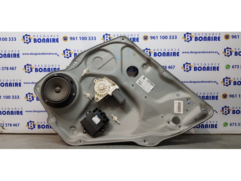 Recambio de elevalunas trasero derecho para mercedes clase a (w169) a 180 cdi (169.007) referencia OEM IAM A1697301479  