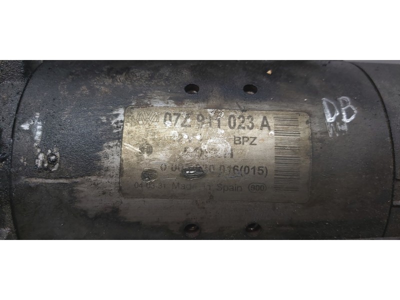 Recambio de motor arranque para volkswagen touareg (7la) tdi v10 referencia OEM IAM 07Z911023A   Recambio de motor arranque para volkswagen touareg (7la) tdi v10 referencia OEM IAM 07Z911023A