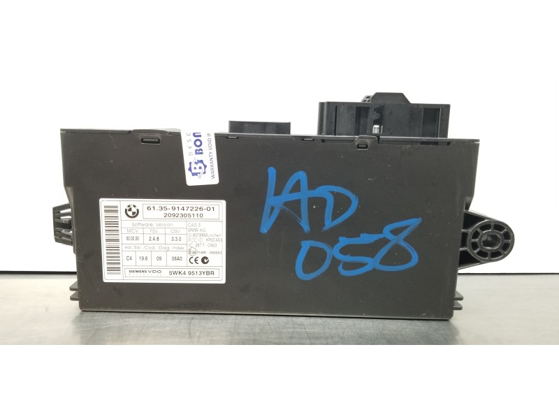 Recambio de modulo confort para bmw serie 1 berlina (e81/e87) 116d referencia OEM IAM 61359147226   Recambio de modulo confort para bmw serie 1 berlina (e81/e87) 116d referencia OEM IAM 61359147226