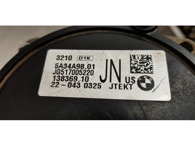 Recambio de cremallera direccion para bmw serie x3 (g01) xdrive20d referencia OEM IAM 32105A34A92 32105A34A98 Q003TP5078