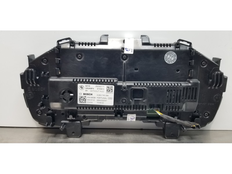 Recambio de cuadro instrumentos para bmw serie x3 (g01) xdrive20d referencia OEM IAM 62105A5A9F4 0263745284 