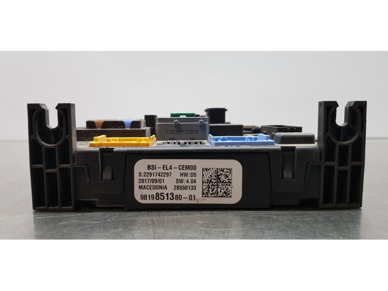 Recambio de caja reles / fusibles para citroen c4 picasso feel referencia OEM IAM 9819851380  