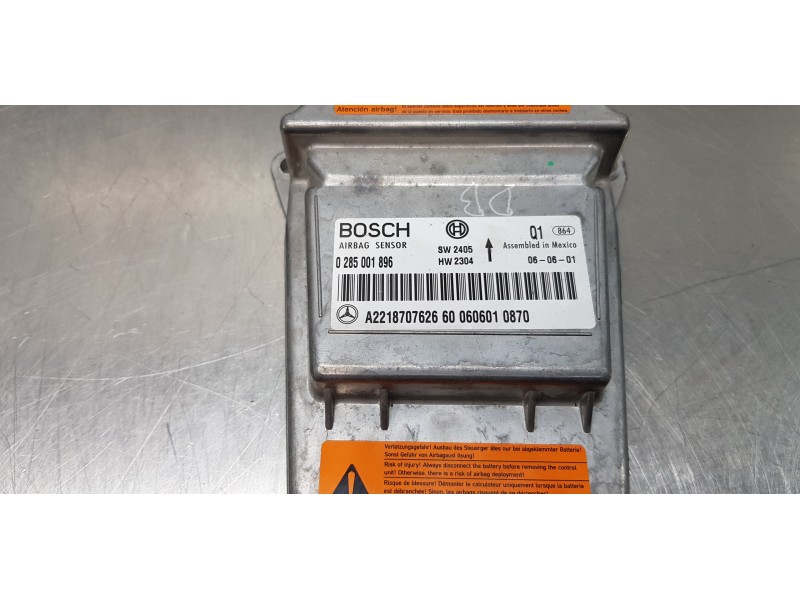 Recambio de kit airbag para mercedes clase s (w221) berlina 320 / 350 cdi (221.022) referencia OEM IAM A2216803187  